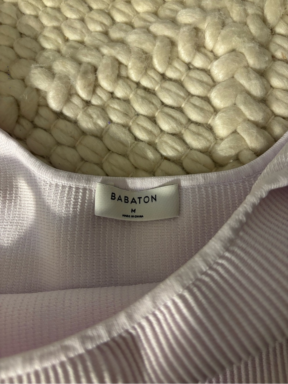 Aritzia Light Purple Babaton Sculpt Knit Tank - Picture 3 of 3